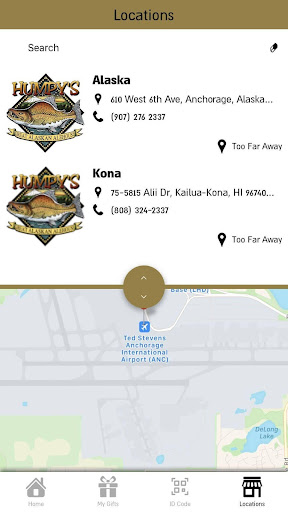 Humpys Loyalty App Screen 3