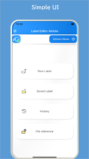 Android application Epson Label Editor Mobile screenshort