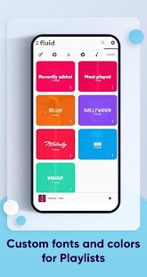 Fluid: Mp3 music player with floating widget Screenshot