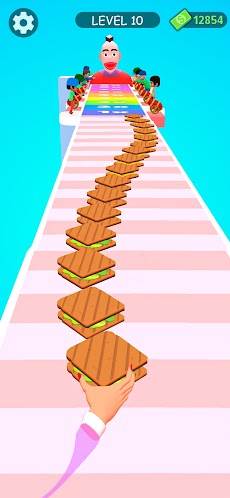 サンドイッチ ラン レース: スタック ゲームのおすすめ画像3
