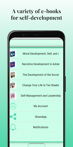 Android application Self-Development E-books screenshort