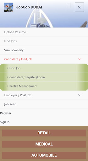 JobCop UAE - Jobs in DUBAI Screen 3