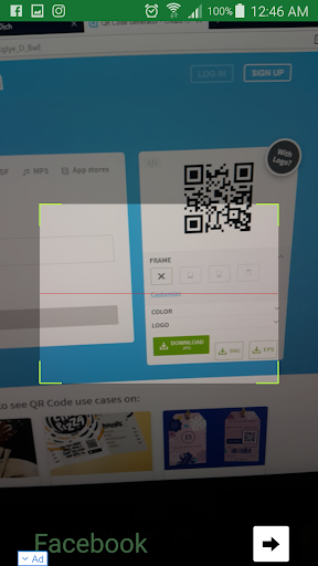 QR & Barcode Reader Screen 2