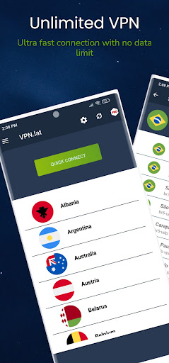 VPN.lat: Unlimited and Secure screenshot 1