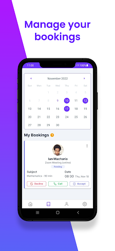 Tutorfinity Tutor - Be a tutor Screen 2