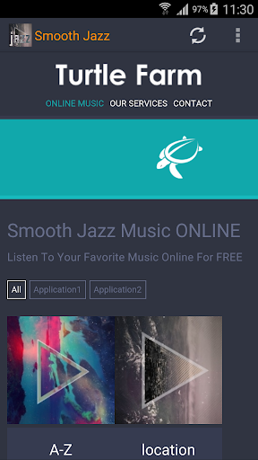 Android application Smooth Jazz Music ONLINE screenshort