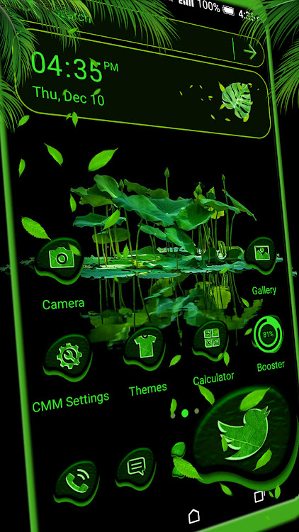 Green Leaves Theme Launcher - 2.3 - (Android)