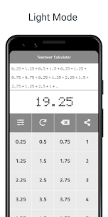 Teachers’ calculator -Tests scores sum for grading 4