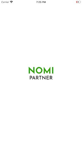 Android application Nomi Partner screenshort