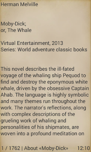 Moby-Dick Screen 2