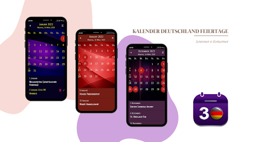 Android application Kalender Deutschland Feiertage screenshort