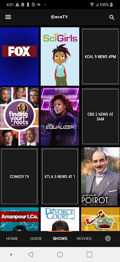 RaceTV Screen 2