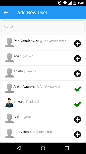 Android application HCP screenshort