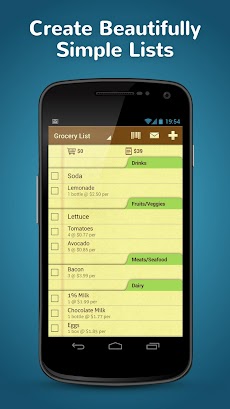 Grocery Shopping List Ease Appのおすすめ画像1