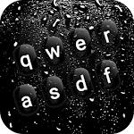 Cover Image of Скачать Темная дождливая пользовательская клавиатура + живые обои  APK