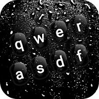 Dark Rainy Custom Keyboard + Live Wallpaper