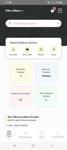 Android application Pickup Mtaani screenshort