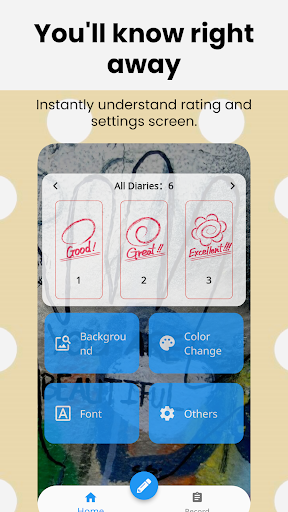 Android application Praise Diary -Praise Myself- screenshort