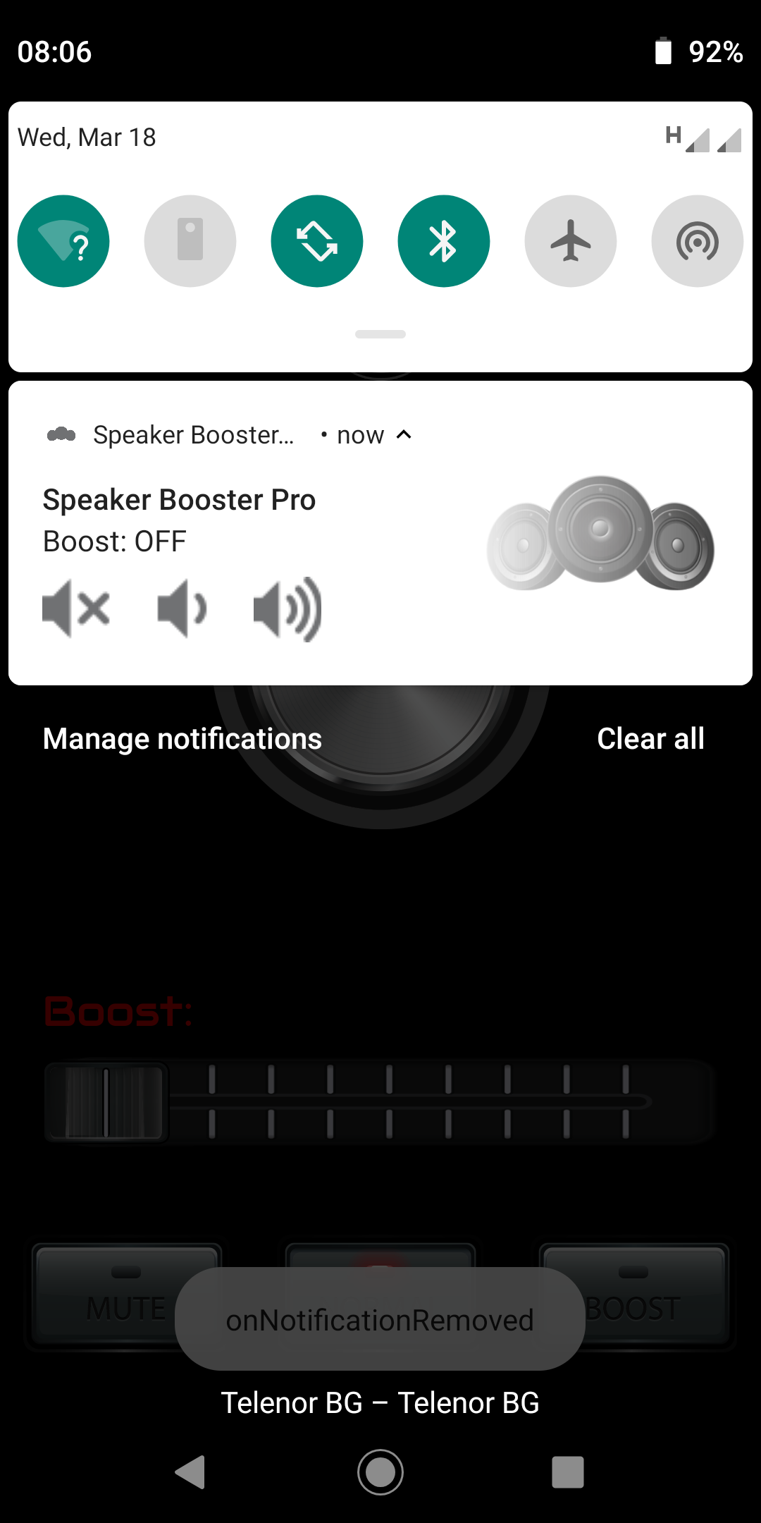 Android application Speaker Booster Pro screenshort