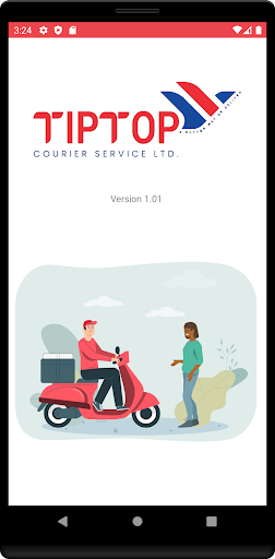 Android application TipTop Courier Rider screenshort