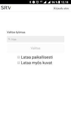 Verkosto mobiili Screen 2