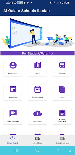 Android application Alqalam Schools Ibadan screenshort