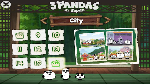 3 Pandas Japan Escape Screen 2