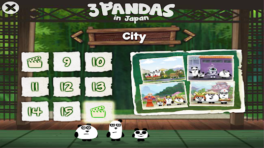 3 Pandas Japan Escape