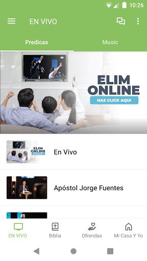 Android application Elim Los Angeles screenshort