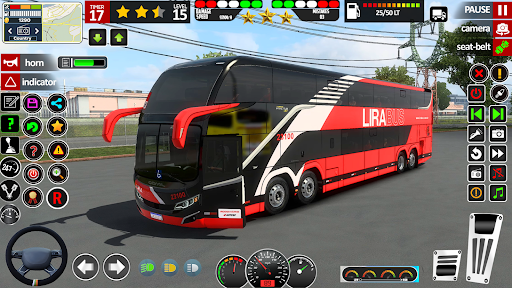 Android application City Bus Simulator Games 3d screenshort