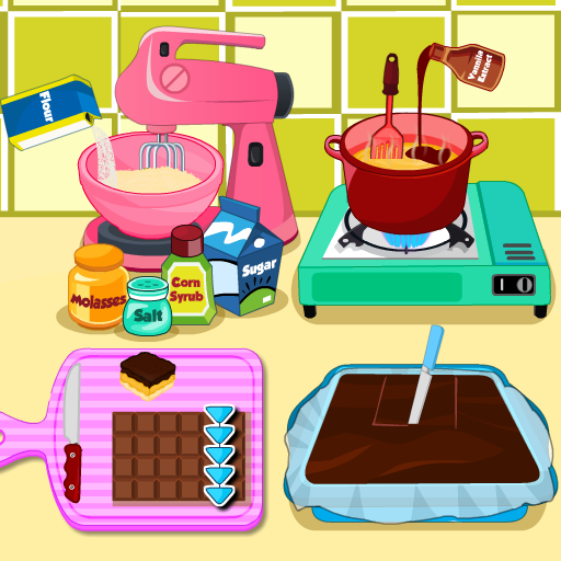 Bake Chocolate Caramel Bars  Icon