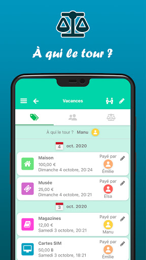 Countwiz - Split expenses Screen 2