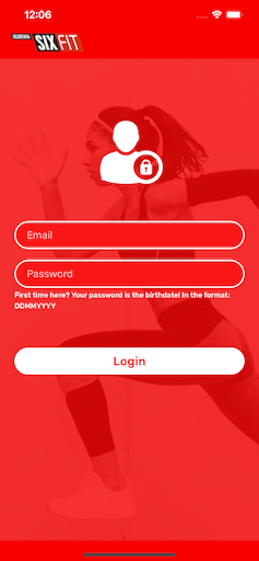 Android application Academia SixFit screenshort