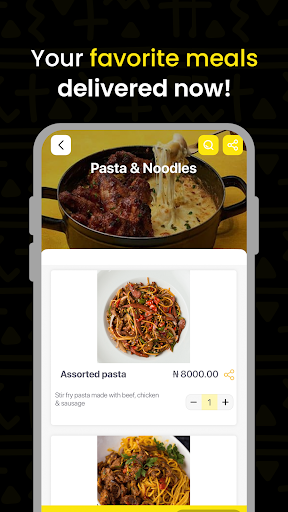 Android application The Yellow Plate screenshort