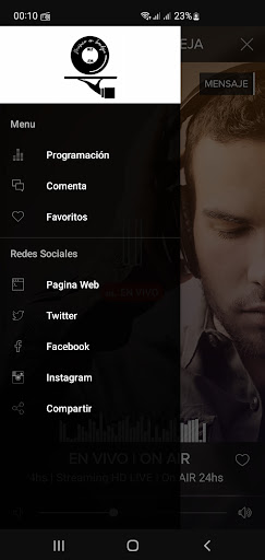 Música en Bandeja Screen 2