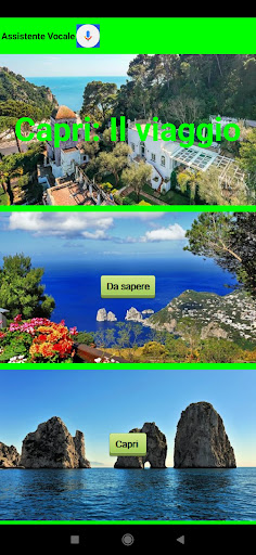 Android application Capri: Il viaggio screenshort