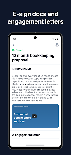 Screenshot of TaxDome Client Portal