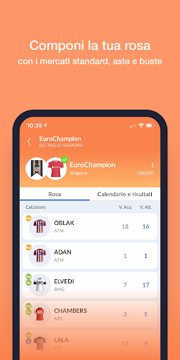 EuroLeghe Fantacalcio ® Screenshot 2 - AppWisp.com