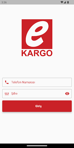 Android application eKargo Terminal screenshort