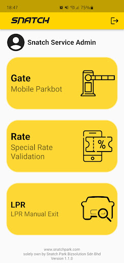 Snatch Service Screen 2
