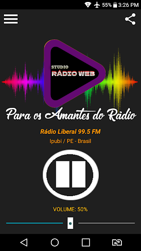 Rádio Web - Sat Screen 3