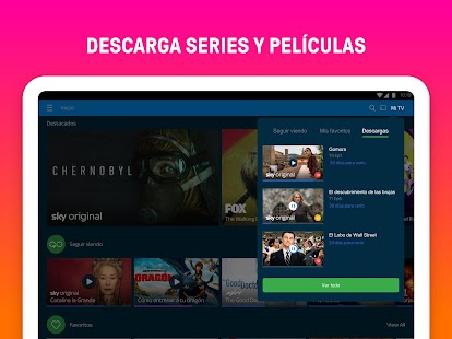 Sky: canales de TV y series Screenshot