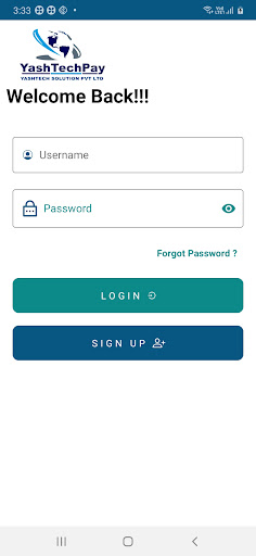 Android application Yash Tech Pay screenshort