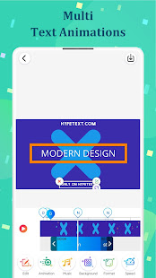Hype Text - Animated Text & Intro Maker - MotiOK