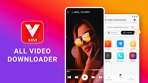 Android application XXVI Video Downloader & Player screenshort