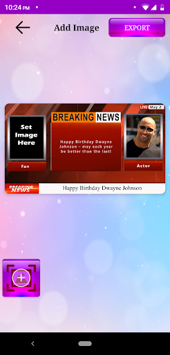 Android application Famous Birthdays Video Maker screenshort