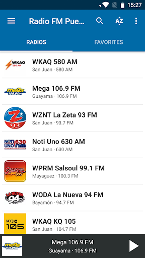 Android application Radio FM Puerto Rico screenshort