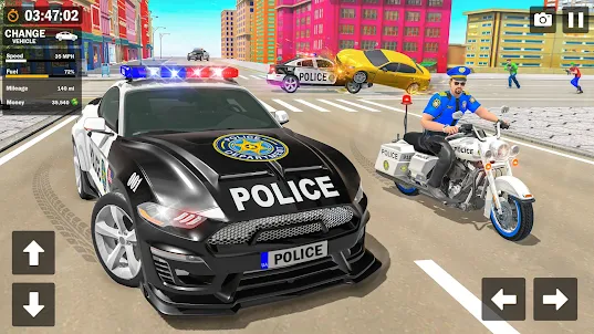 Police Car Crime Chase Game