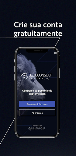Android application Blue Portfólio screenshort