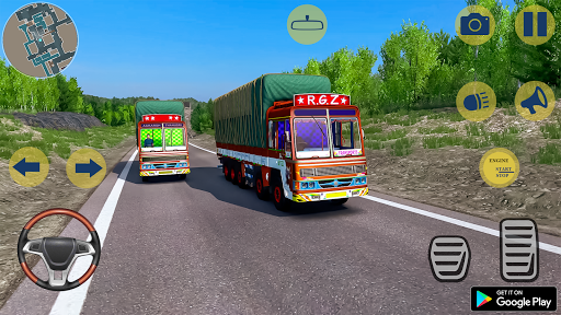 Android application Indian Truck Cargo Truck Games screenshort
